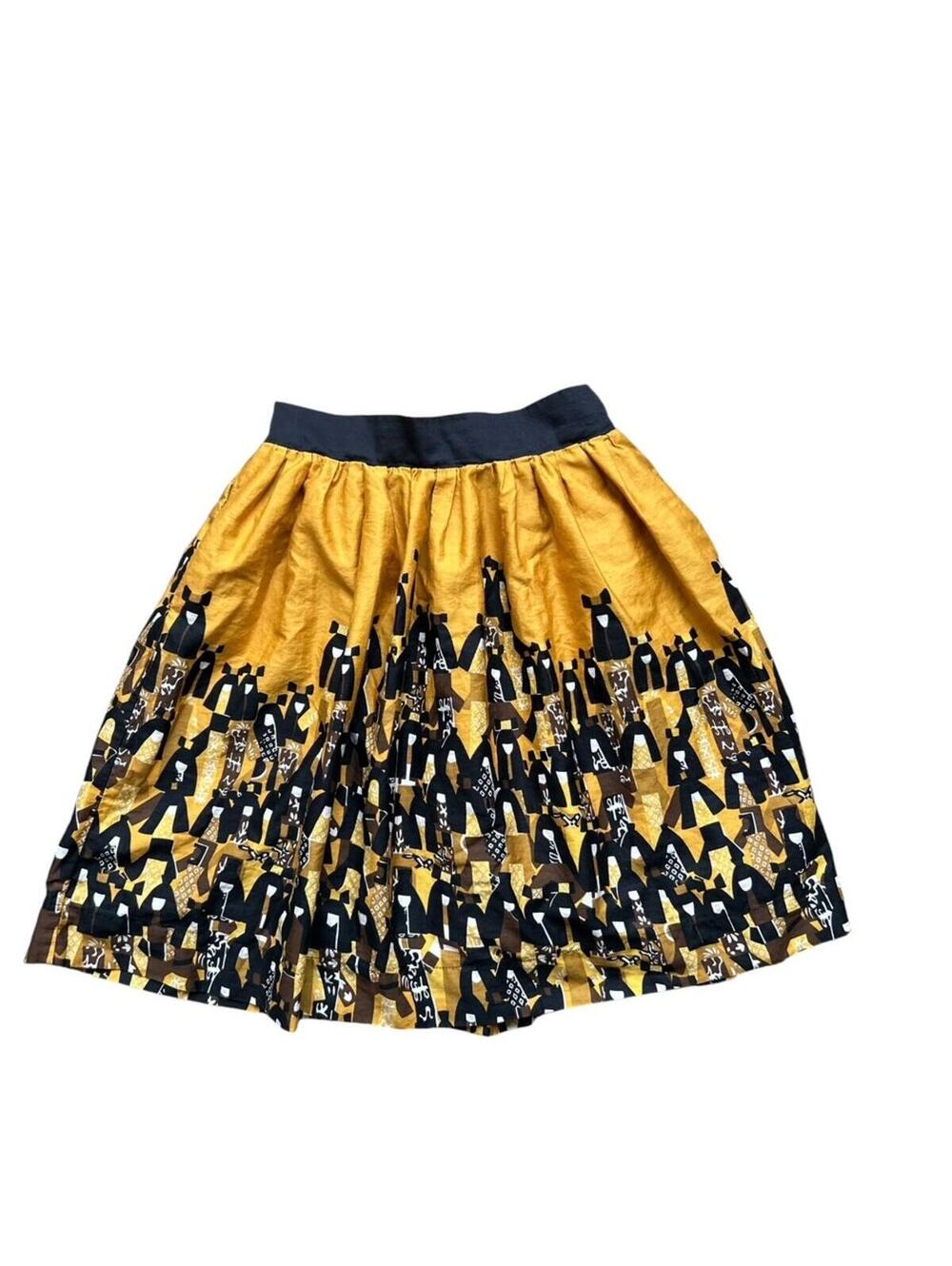 Anthropologie Edme Esyllte A-Line Skirt Size 2 Indie Boho Twee Arsty Whimsical